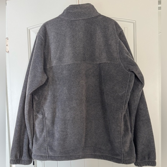 Columbia Men’s Gray Fleece Quarter Zip with KC Home Town Patch - Picture 8 of 8